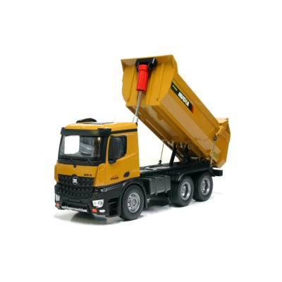 Huina Mercedes-Benz Arocs, profesionální celokovový proporcionální sklápěč, nosnost 3,5 kg