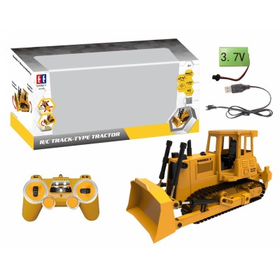 DOUBLE E RC buldozer s funkční radlicí 1:20