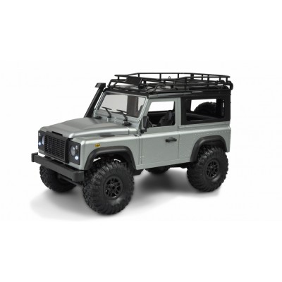 Amewi RC crawler D90 Defender prporcionální, 1:12 stříbrná
