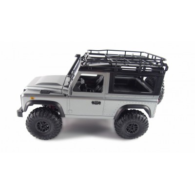 Amewi RC crawler D90 Defender prporcionální, 1:12 stříbrná