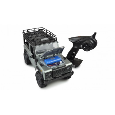 Amewi RC crawler D90 Defender prporcionální, 1:12 stříbrná