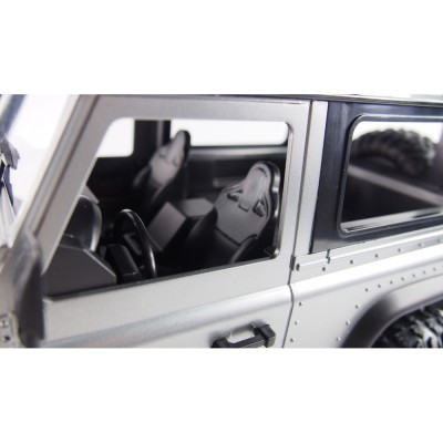 Amewi RC crawler D90 Defender prporcionální, 1:12 stříbrná