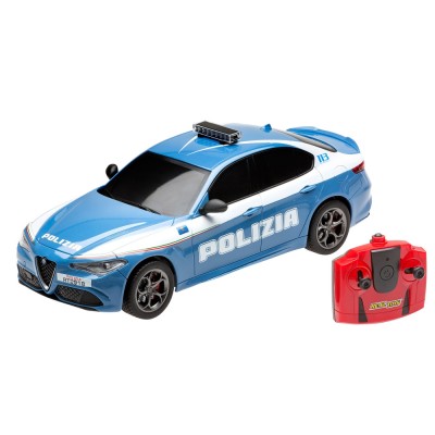 RE.EL Toys Rc auto Alfa Romeo Giulia Polizia 1:18