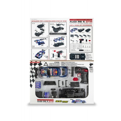 RE.EL Toys stavebnice Audi RS5 Red Bull Racing 1:24