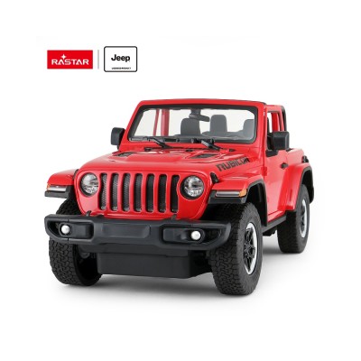 Rastar RC auto Jeep Wrangler Rubicon 1:14 červená