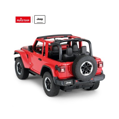 Rastar RC auto Jeep Wrangler Rubicon 1:14 červená