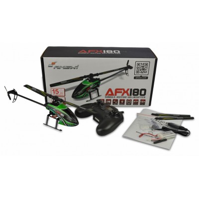 Amewi AFX180 jednorotorový vrtulník 4-kanálový 6G RTF 2,4 GHZ, mod 1-2