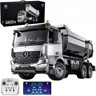 DoubleE RC sklápěč Mercedes-Benz Arocs 1:20, profesionální model