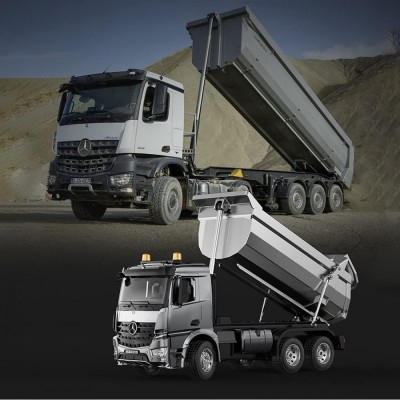 DoubleE RC sklápěč Mercedes-Benz Arocs 1:20, profesionální model