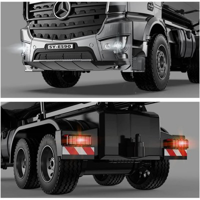 DoubleE RC sklápěč Mercedes-Benz Arocs 1:20, profesionální model