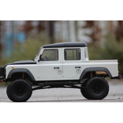 DoubleE RC auto Land Rover Defender D110 1:8 bílá RTR sada