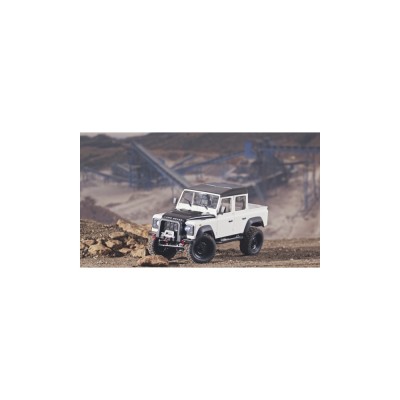 DoubleE RC auto Land Rover Defender D110 1:8 bílá RTR sada