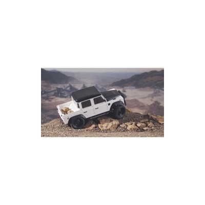 DoubleE RC auto Land Rover Defender D110 1:8 bílá RTR sada