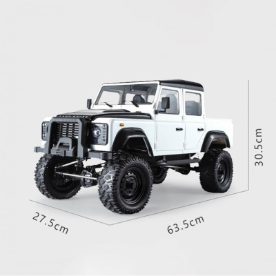 DoubleE RC auto Land Rover Defender D110 1:8 bílá RTR sada