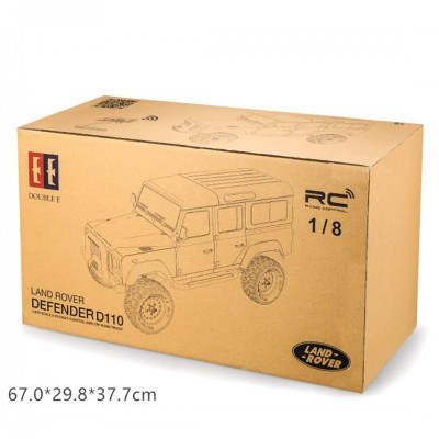 DoubleE RC auto Land Rover Defender D110 1:8 bílá RTR sada