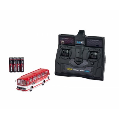 Carson RC auto Mercedes-Benz O 302 Bus 1:87 červená