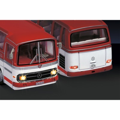 Carson RC auto Mercedes-Benz O 302 Bus 1:87 červená