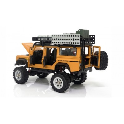 Amewi RC auto D90X28 Metall Scale Crawler 1:28 žlutý
