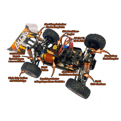 DF models RC auto RC buggy BL06- Brusshless 1:14