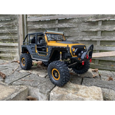 DF models DF-4S PRO Crawler žlutý 313mm 1:10, naviják, LED