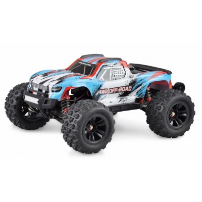 AMEWI Hyper Go Monster Truck brushless 4WD 1:16 RTR, modrobílý