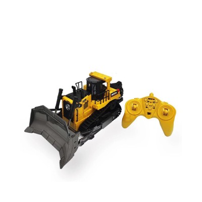 Amewi RC buldozer s funkční radlicí a zadním drapákem 1:16, zvuky, LED