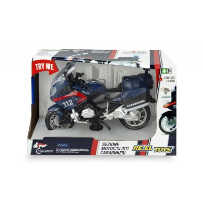 RE.EL Toys motocykl Carabinieri 1:20 se světly a zvuky
