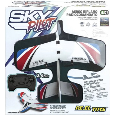 Reel Toys RC letadlo Sky Pilot Aero 2,4 GHz bílé