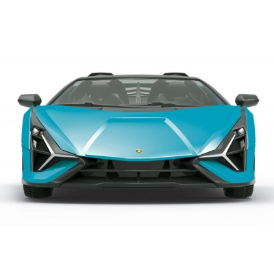 RE.EL Toys RC auto Lamborghini Sian 1:12 modrá metalíza, proporcionální RTR LED 2,4Ghz