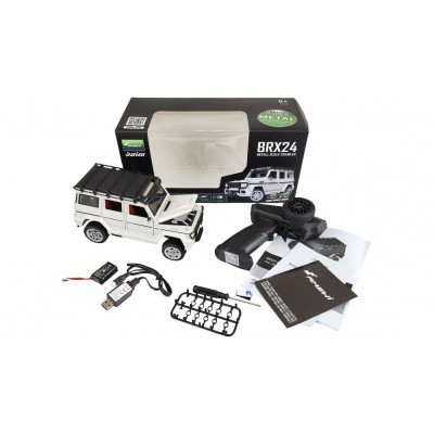 Amewi RC auto BRX24 Metal Scale Crawler 4WD 1:24 bílá