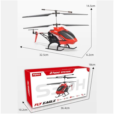 Syma RC vrtulník S39H Pioneer, barometr, autostart, autopřistání, LED