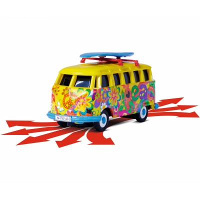 Carson RC VW T1 Bus Flower Power 1:87 RTR