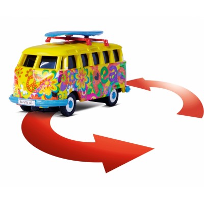 Carson RC VW T1 Bus Flower Power 1:87 RTR