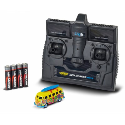 Carson RC VW T1 Bus Flower Power 1:87 RTR