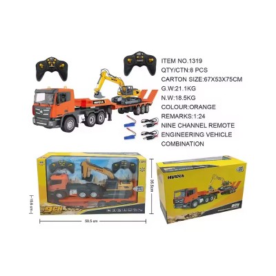 Huina RC sada podvalníku a bagru 1:24