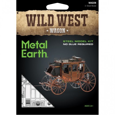 Metal Earth Luxusní ocelová stavebnice Wild West Stage Coach