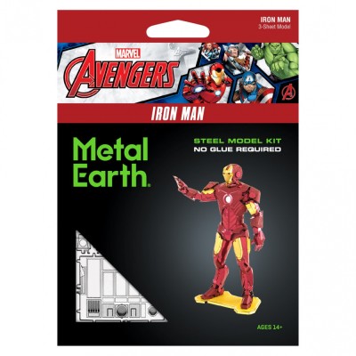 Metal Earth Luxusní ocelová stavebnice Marvel Avenger Iron Man