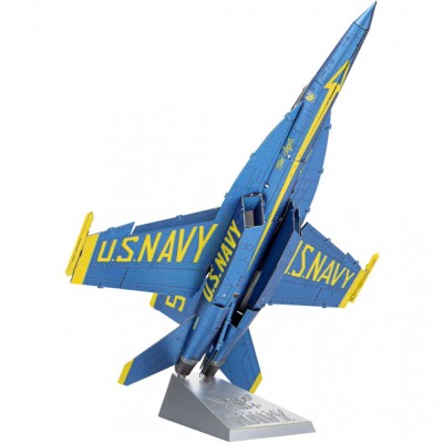 Metal Earth Luxusní ocelová stavebnice Blue Angels F/A-18 Super Hornet
