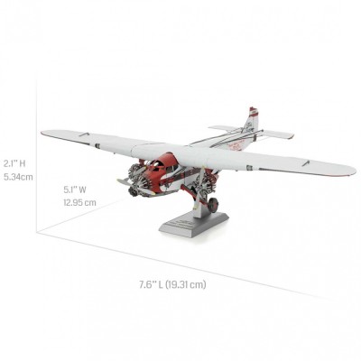 Metal Earth Luxusní ocelové stavebnice -Ford Trimotor