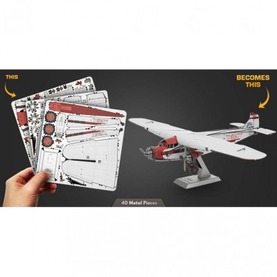 Metal Earth Luxusní ocelové stavebnice -Ford Trimotor