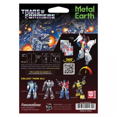 Metal Earth Luxusní ocelové stavebnice -Transformers Starscream