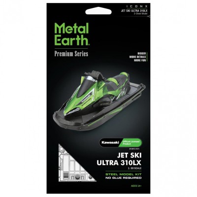 Metal Earth Luxusní ocelová stavebnice Kawasaki Jet Ski Ultra 310XL