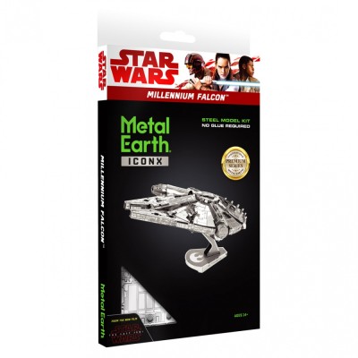 Metal Earth Luxusní ocelová stavebnice Star Wars Millennium Falcon