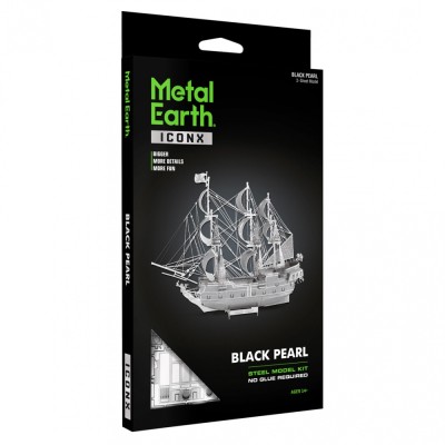 Metal Earth Luxusní ocelová stavebnice Black Pearl