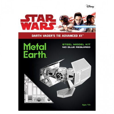 Metal Earth Luxusní ocelová stavebnice Star Wars DV Tie Fighter