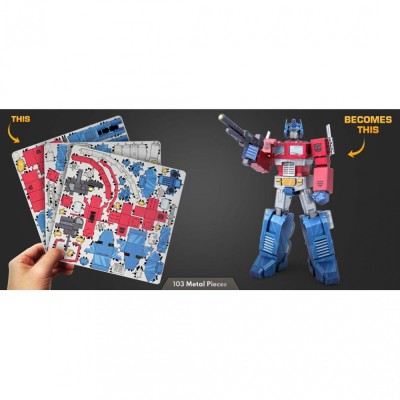 Metal Earth Luxusní ocelová stavebnice Transformers Optimus Prime