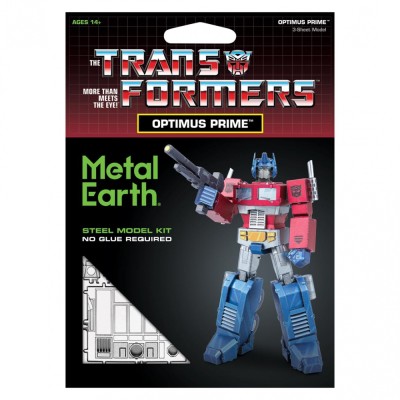 Metal Earth Luxusní ocelová stavebnice Transformers Optimus Prime