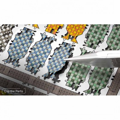 Metal Earth Luxusní ocelová stavebnice Harry Potter - Famfrpálové hřiště