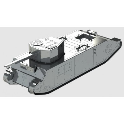Metal Time Luxusní ocelová stavebnice tank TOG II