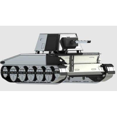 Metal Time Luxusní ocelová stavebnice tank T67